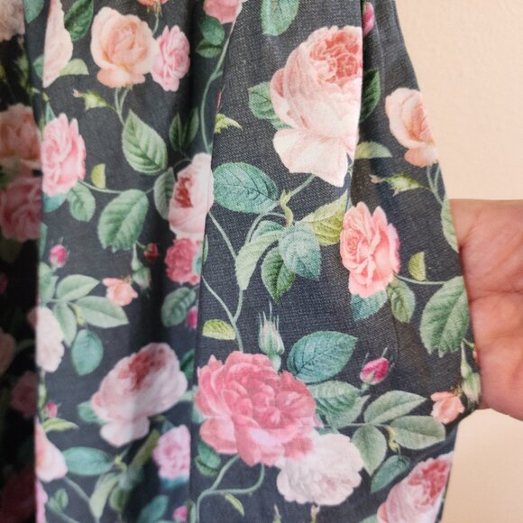 Retrolicious Womens Greta Dress Size XL Multicolor Floral V-Neck Retro Modcloth - Picture 10 of 15